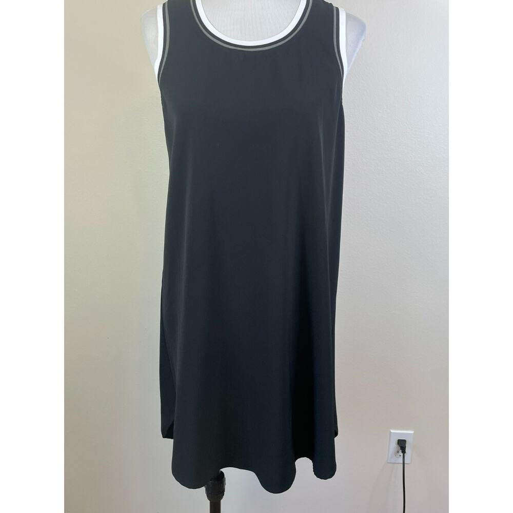 ABS Allen Schwartz Sleeveless Athletic Tennis Dress Sportswear Black Size Small